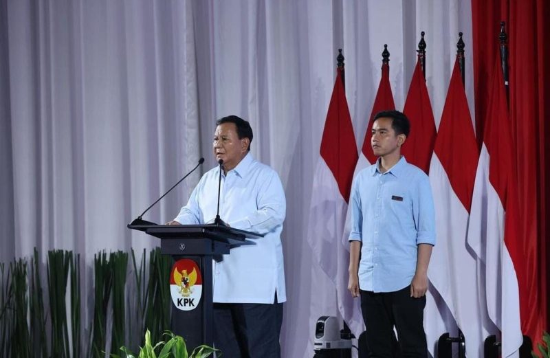 Survei Indikator: Prabowo-Gibran Raih Angka Tertinggi Sebesar 48,55 Persen. (Foto: Instagram)
