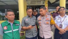 Kapolres Padang Pariaman AKBP Achmad Faisol Akir memberikan keterangan pers, Kamis (22/2/2024) di BIM(Kompas.com/PERDANA PUTRA)