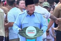 Prabowo: yang Tidak Setuju Makan Siang Kebangetan. (Foto: istimewa)