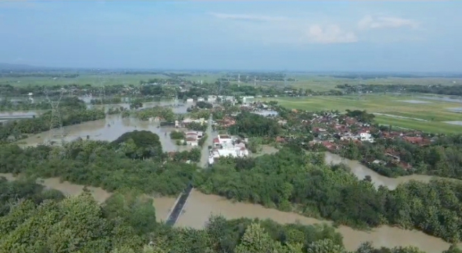 Sebanyak 33 Desa Terendam Banjir di Kabupaten Grobogan. (Foto: istimewa)